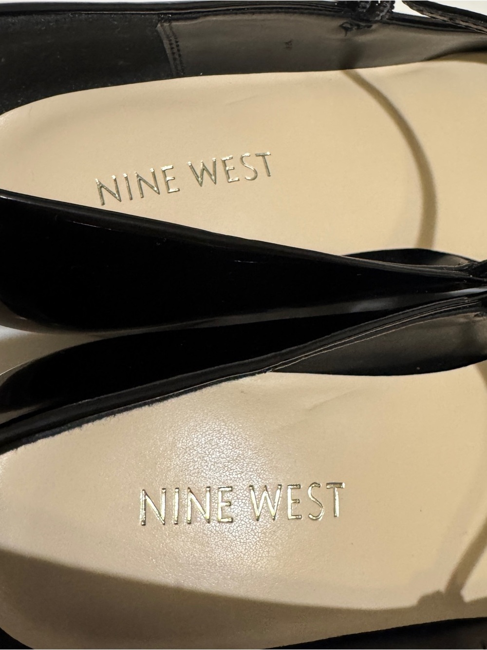 Nine West Shoes Women Size 9M Black  Pointy Toe Mary Jane Block Heel Dress Pumps - Picture 7 of 12